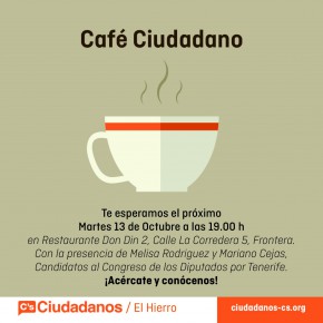 El Hierro acoge el primer ‘café ciudadano’ con los candidatos de C´s al Congreso por Santa Cruz de Tenerife
