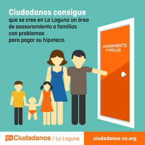 C´s logra que el Ayuntamiento de La Laguna cree un servicio de asesoramiento para familias en riesgo de desahucio 