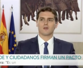 Rueda de Prensa de Albert Rivera en el Congreso de los Diputados