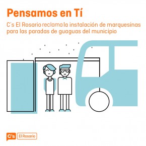 Ciudadanos reclama al Ayuntamiento de El Rosario que instale marquesinas en las paradas de guaguas del municipio