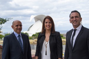 Antonio Blanco, Evelyn Alonso y Enrique Rosales, concejales de C´s en Santa Cruz de Tenerife