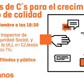 Ciudadanos debate en Santa Cruz de Tenerife sobre propuestas para mejorar la calidad del empleo