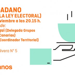 C´s aborda la reforma de la Ley Electoral de Canarias en un Café ciudadano en La Laguna