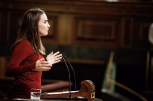 Melisa Rodríguez en su intervención del Congreso de los Diputados en el día de hoy.