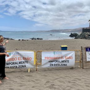 Lidia Cáceres (Cs) pide al tripartito que investigue el foco de contaminación de la playa de La Puntilla de San Cristóbal